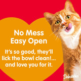 Delectables Golosinas Sabrosos para Gatos, 12 Unidades, Pack 1