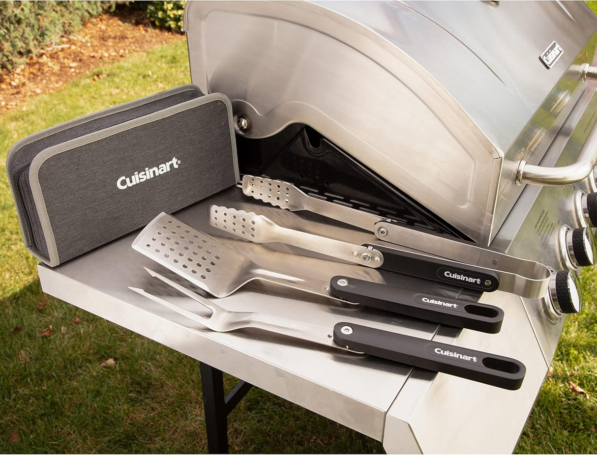 Set de Utensilios de Parrilla Cuisinart CGS-1000, 4 Piezas