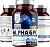Suplemento de GPC Alpha Premium Number One Nutrition 600mg 120 caps