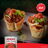 Salsa Casera Picante HERDEZ, 7 oz, Paquete de 12 unidades