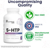 Suplemento 5-HTP 200mg - Apoyo al ánimo y sueño, 60 cápsulas