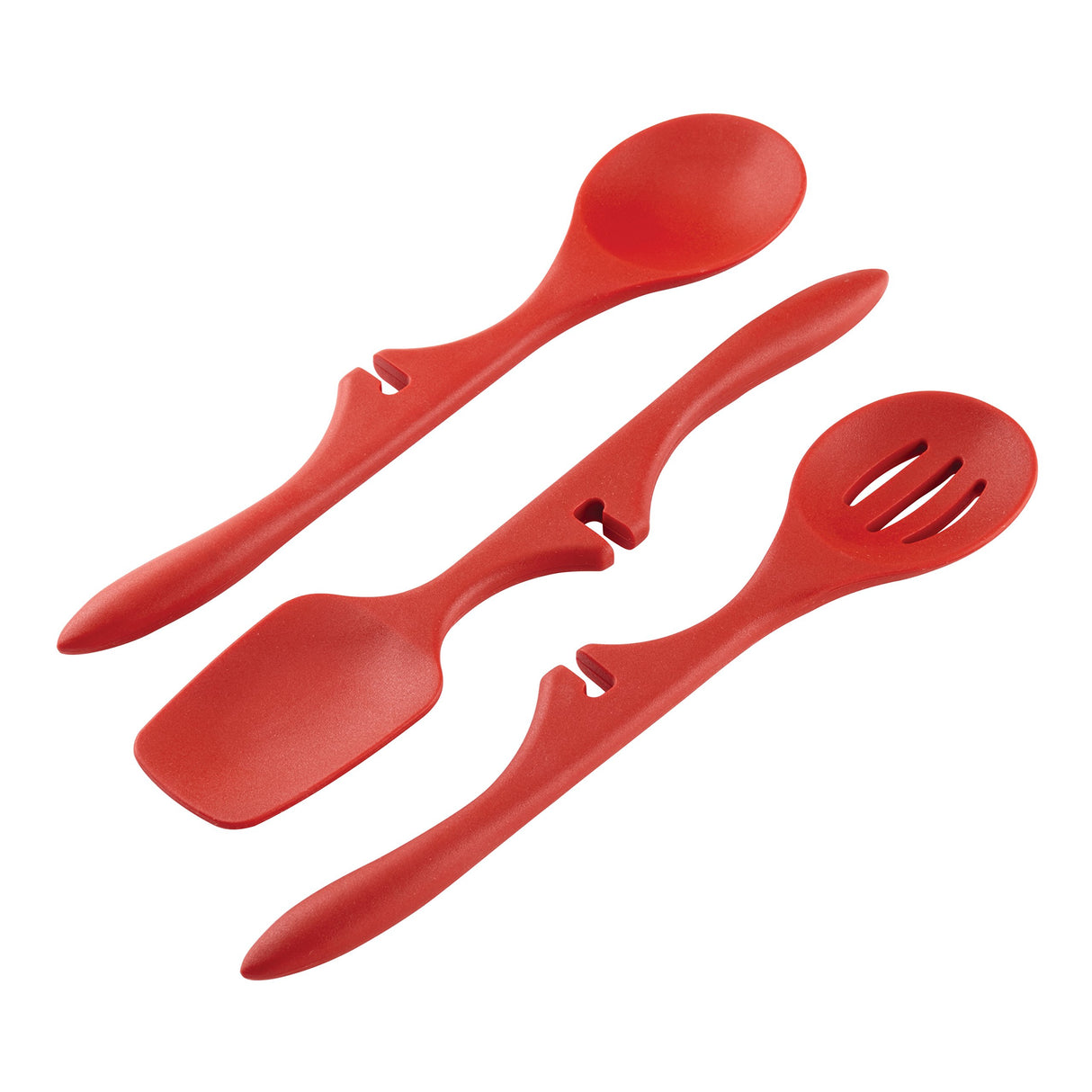 Rachael Ray Silicone Lazy Tools Set, Rojo, 3 Piezas