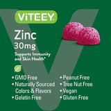 Suplementos Gomitas de zinc de 30 mg de 60 unidades 2 pack