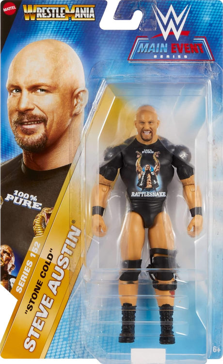 Figura de Acción WWE Stone Cold Steve Austin, Mattel, 6
