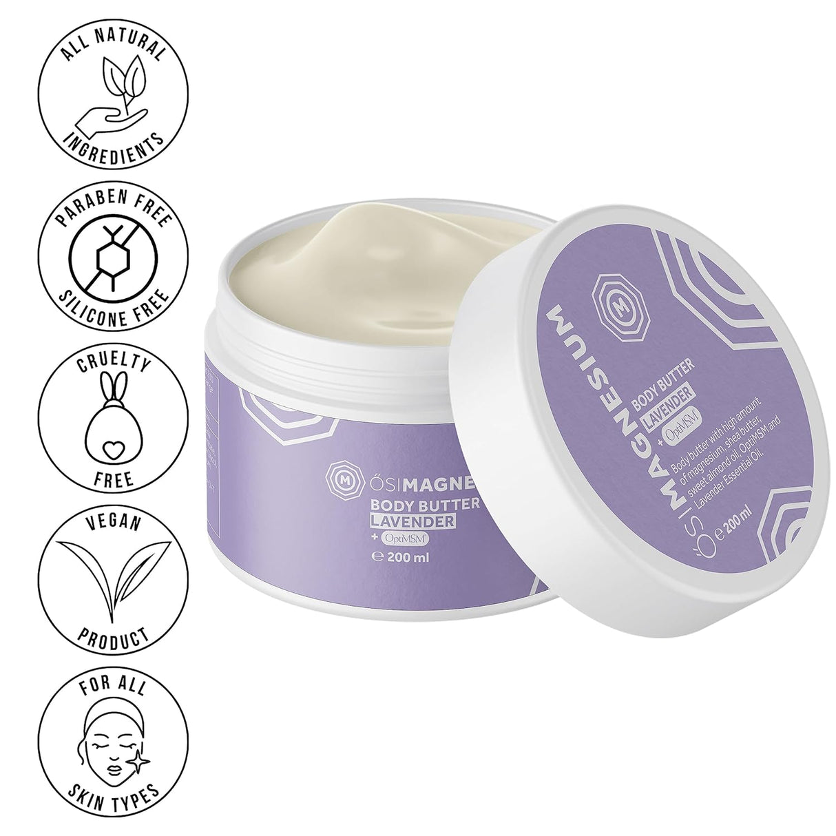 Manteca Corporal de Lavanda con OptiMSM - 6.76oz