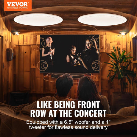 Altavoces de Techo Bluetooth VEVOR 150W, 6.5'', 8Ω, 89dB