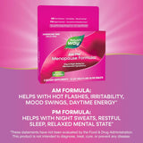 Natures Way Menopausia AM/PM, Alivio, Sueño, 60 tabletas