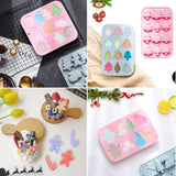 Molde de Silicona Navideño 3 Pack, Ideal para Chocolates y Jabon