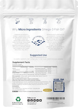 Suplementos de Omega 3, Micro Ingredients, 4200mg, 240 Softgels