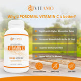 Vitamina C liposomal premium 2000 mg 300 cápsulas  sin OMG