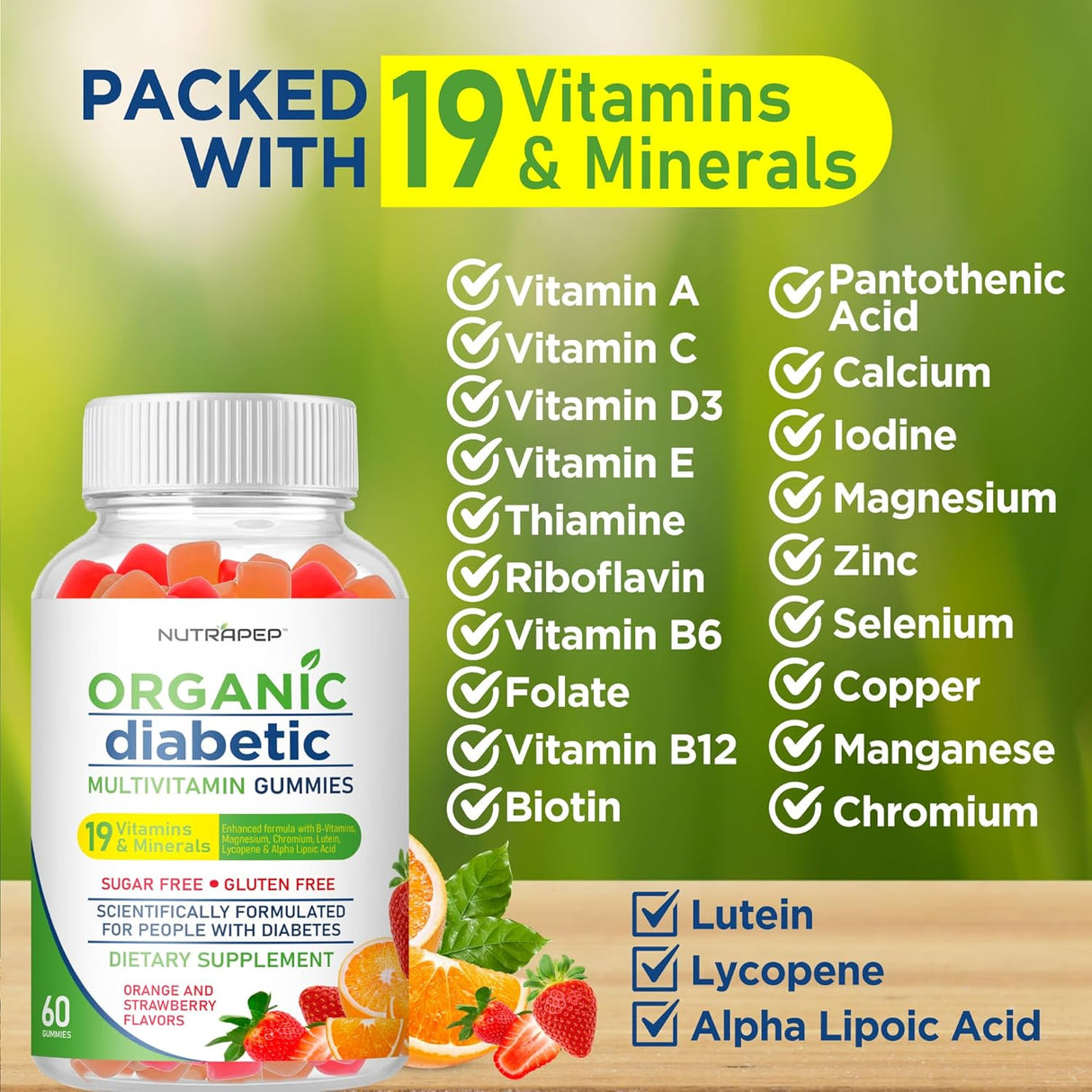 Gummies Multivitamínicos Sin Azúcar - Salud Total - Modelo 2023