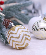 30PCS Adornos Navideños, Shatterproof, 60MM, Modelo: Navidad