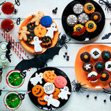 Moldes de Silicona Halloween, 7 Pcs, para Chocolates y Repostería