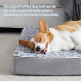 Cama ortopédica para perros grandes WNPETHOME, espuma huevo 36x27