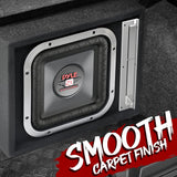 Parlante de Caja de subwoofer PYLE PLSQ12BS