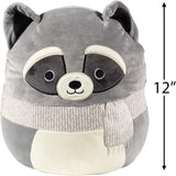 Peluches Squishmallow Rocky The Raccoon de 12 pulgadas