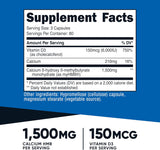 Nutricost HMB 1500mg + Vitamina D3 6000UI, 240 cápsulas