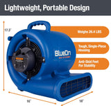 Ventilador BlueDri BD-MS35 Max Storm 35, potente y grande