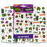 Set de Stickers y Tatuajes TMNT para Niños - Ninja Turtles