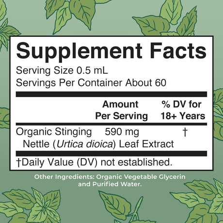 Extracto de Hoja de Ortiga MaryRuth Orgánico 1 fl oz Vegan