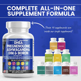 Suplemento 100mg para hombres y mujeres DHEA 200mg