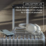 Auriculares Sony WH-1000XM5, cancelación de ruido, batería 30h
