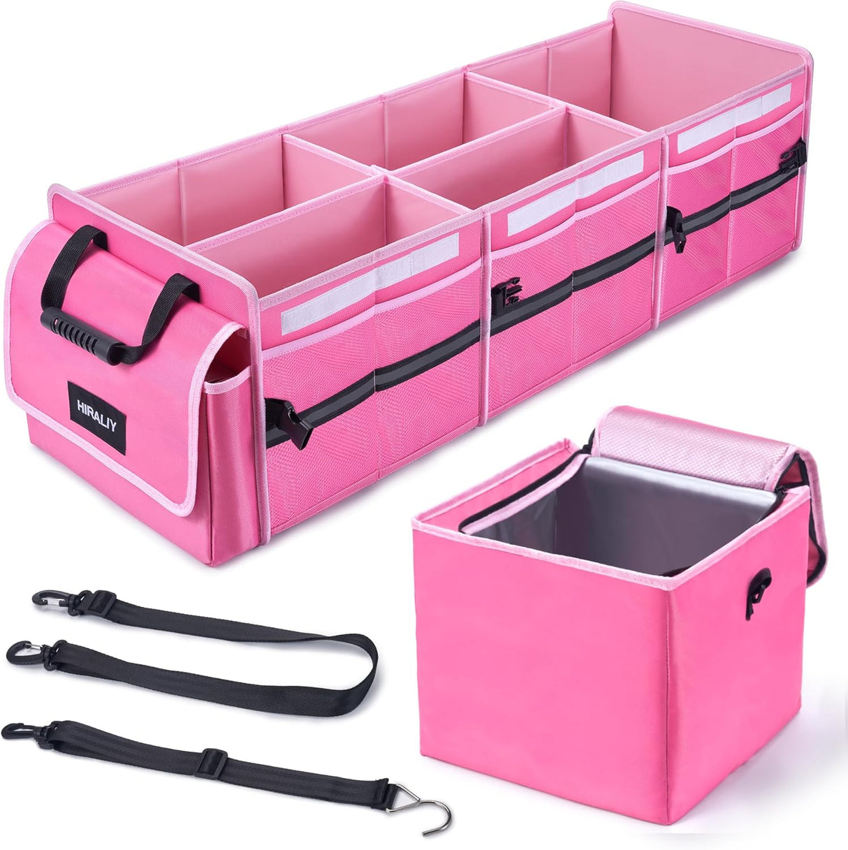 Organizador de Maletero HIRALIY 4 en 1 con Cooler Fugas