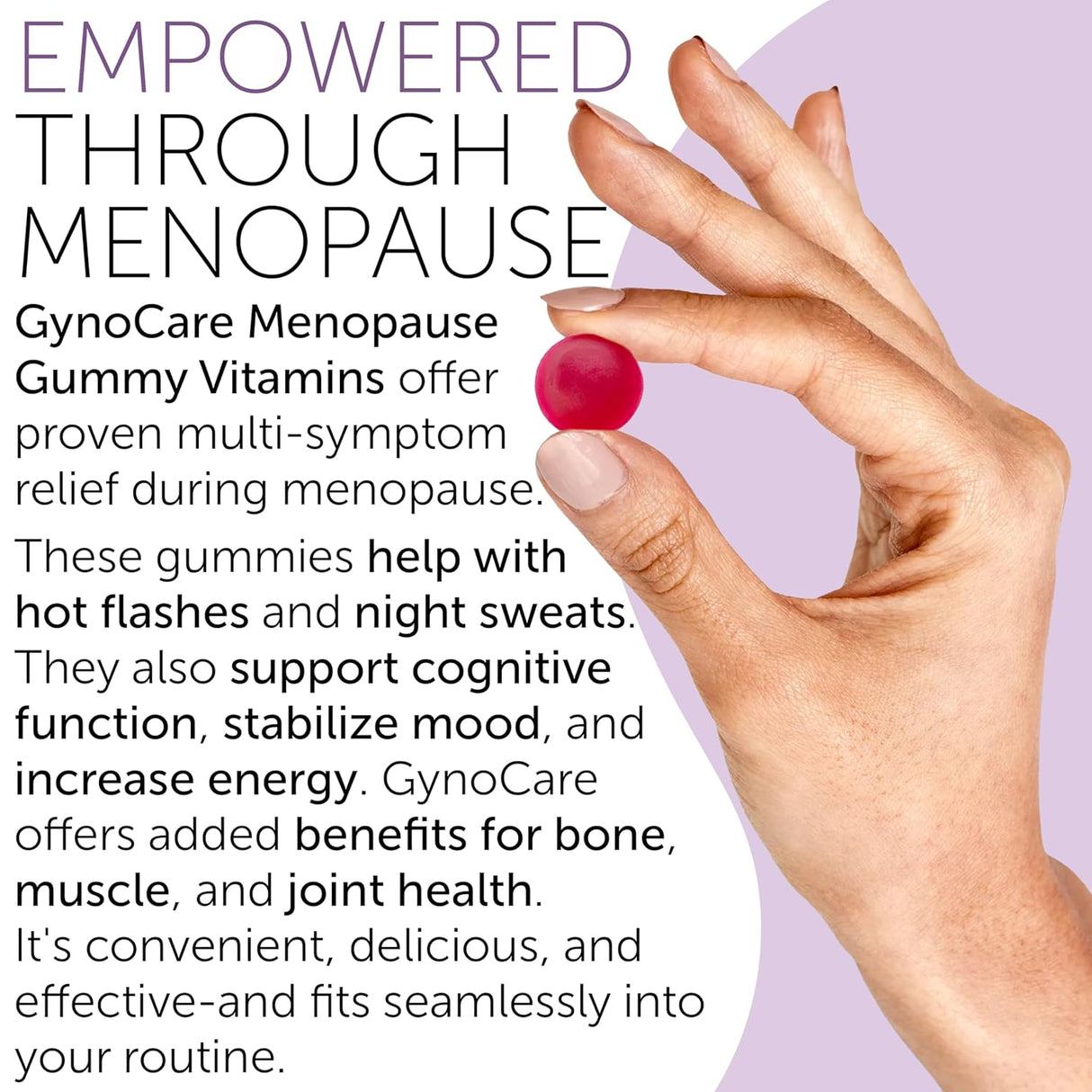 MenopausiaSuplementos Gominolas Vegan para Sofocos, Sudores y Estado de Ánimo