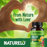 Suplementos Alimenticios de hierro vegano con vitamina C
