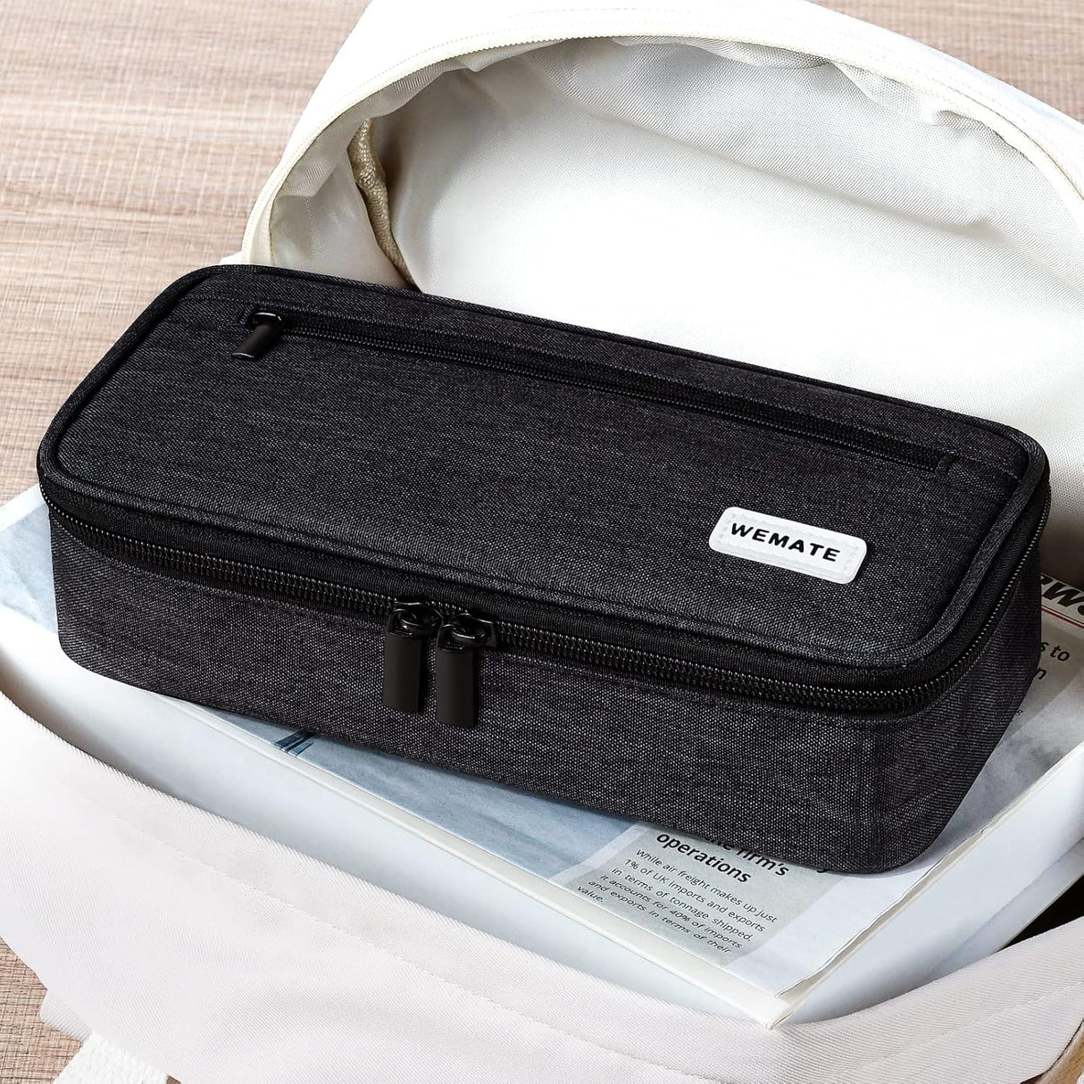 Estuche Grande WEMATE, Capacidad Alta, Organizador de Lápices