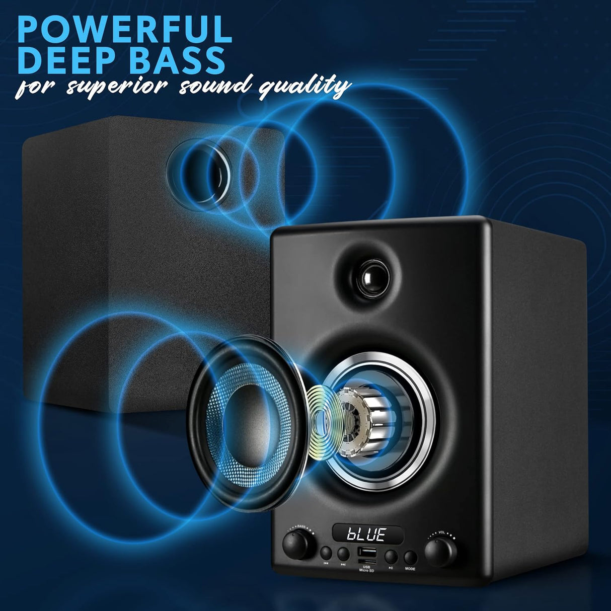 Parlantes Portátiles con Bluetooth PYLE-HOME PBKSP33BK