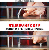 Juego de Llaves Hexagonales Powerbuilt 9 Piezas 240100