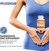 Suplemento Magnesio, zinc y vitaminas B6, B9, ácido fólico