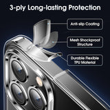 Funda transparente celular protectora a prueba de golpes