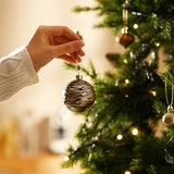Adornos navideños DecorbyHannah, 21 piezas, tema leopardo