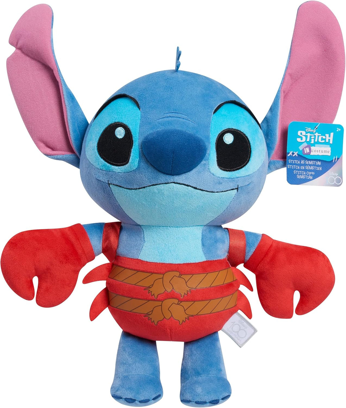 Peluche Grande Stitch como Sebastián Disney D100 Disney100 Años