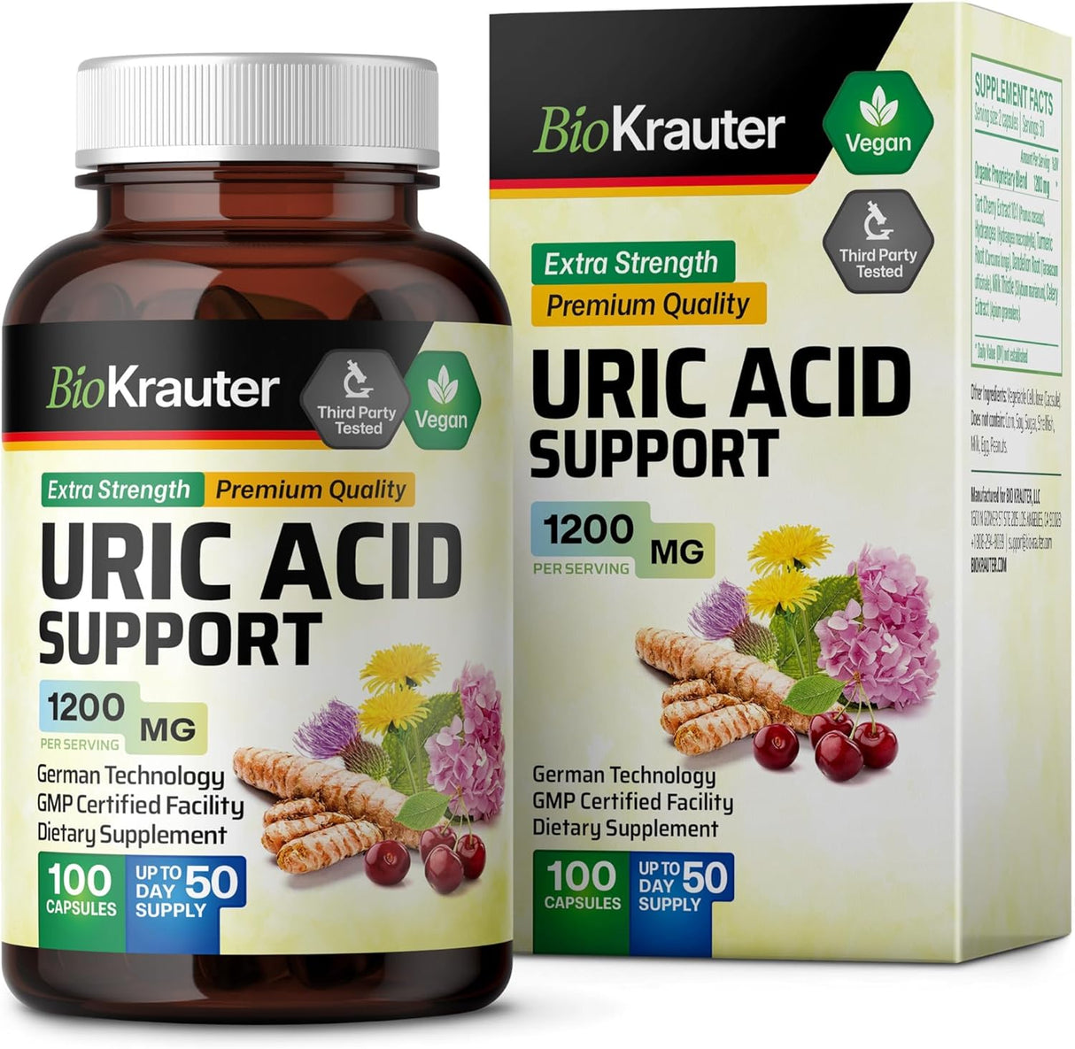 Suplemento orgánico para la salud renal con extracto