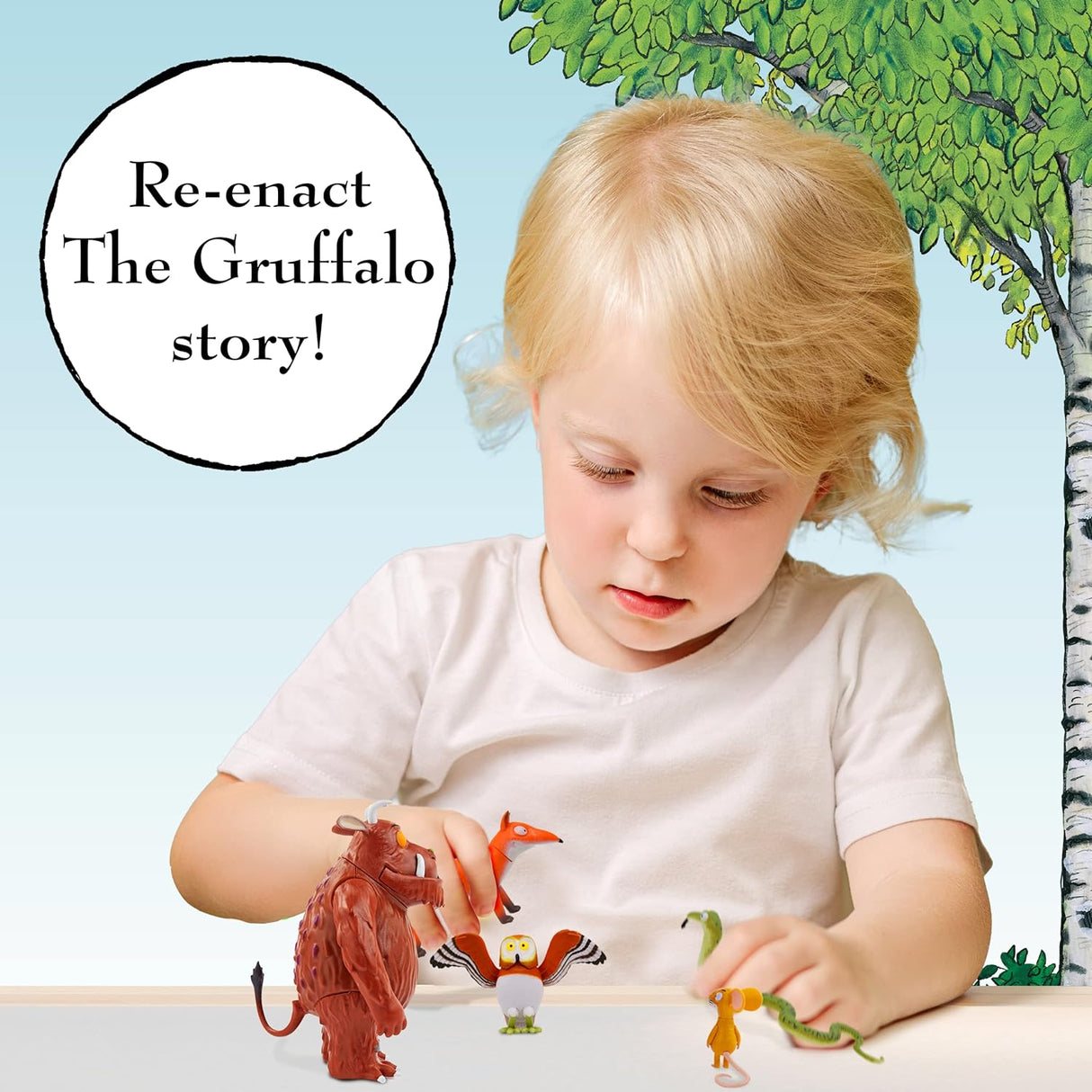 Figuras Miniatura Gruffalo WOW! PODS Pack Familiar 60 Piezas