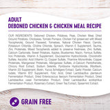Alimento seco para perro, salud natural, libre de cereales
