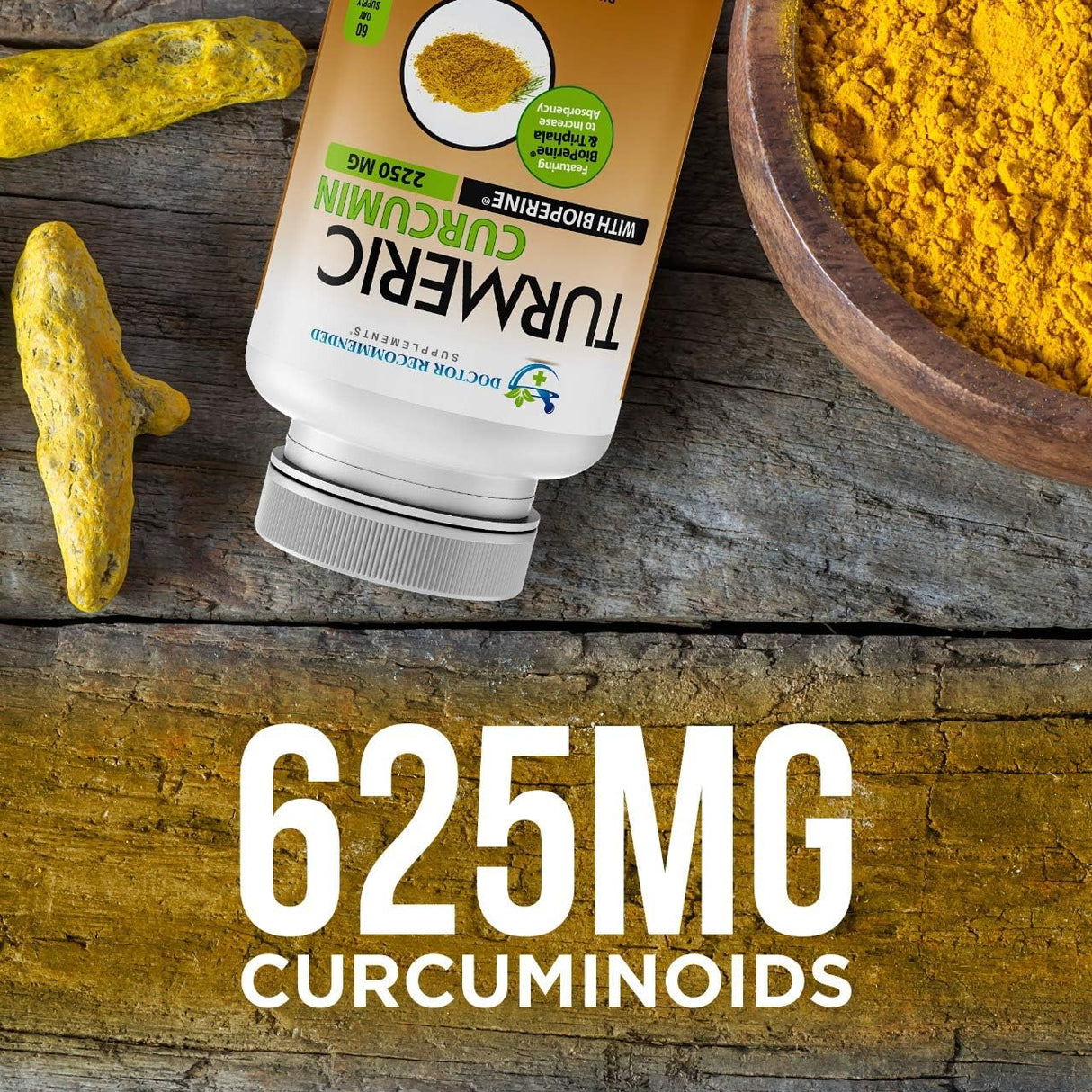 Suplementos Alimenticios Cápsulas de suplemento de cúrcuma