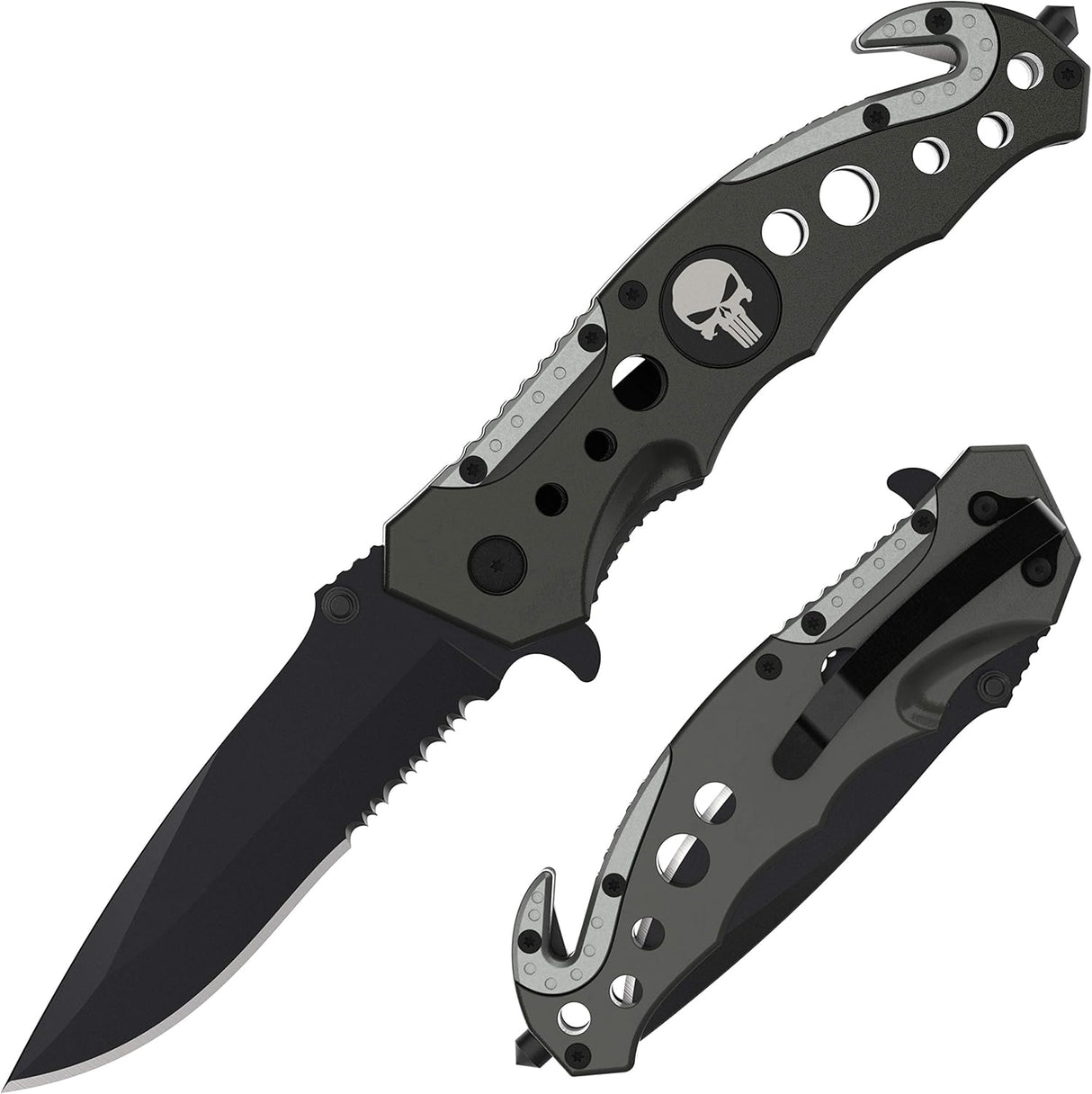 Cuchillo táctico 3 en 1 para militares y socorristas - Navy SEAL