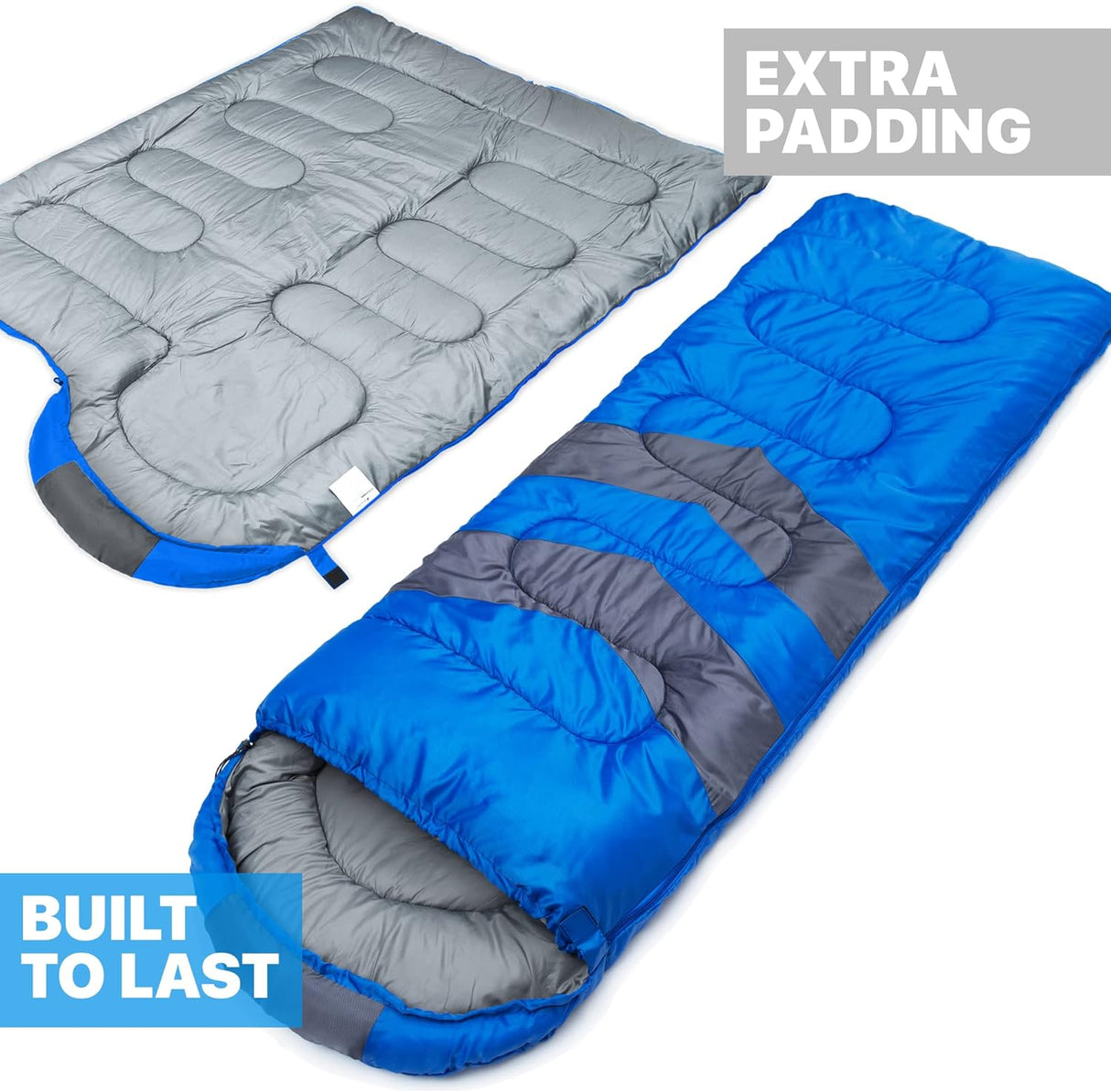 Sleeping Bags for Adults, Kids 10-12 - Cold & Warm Weather