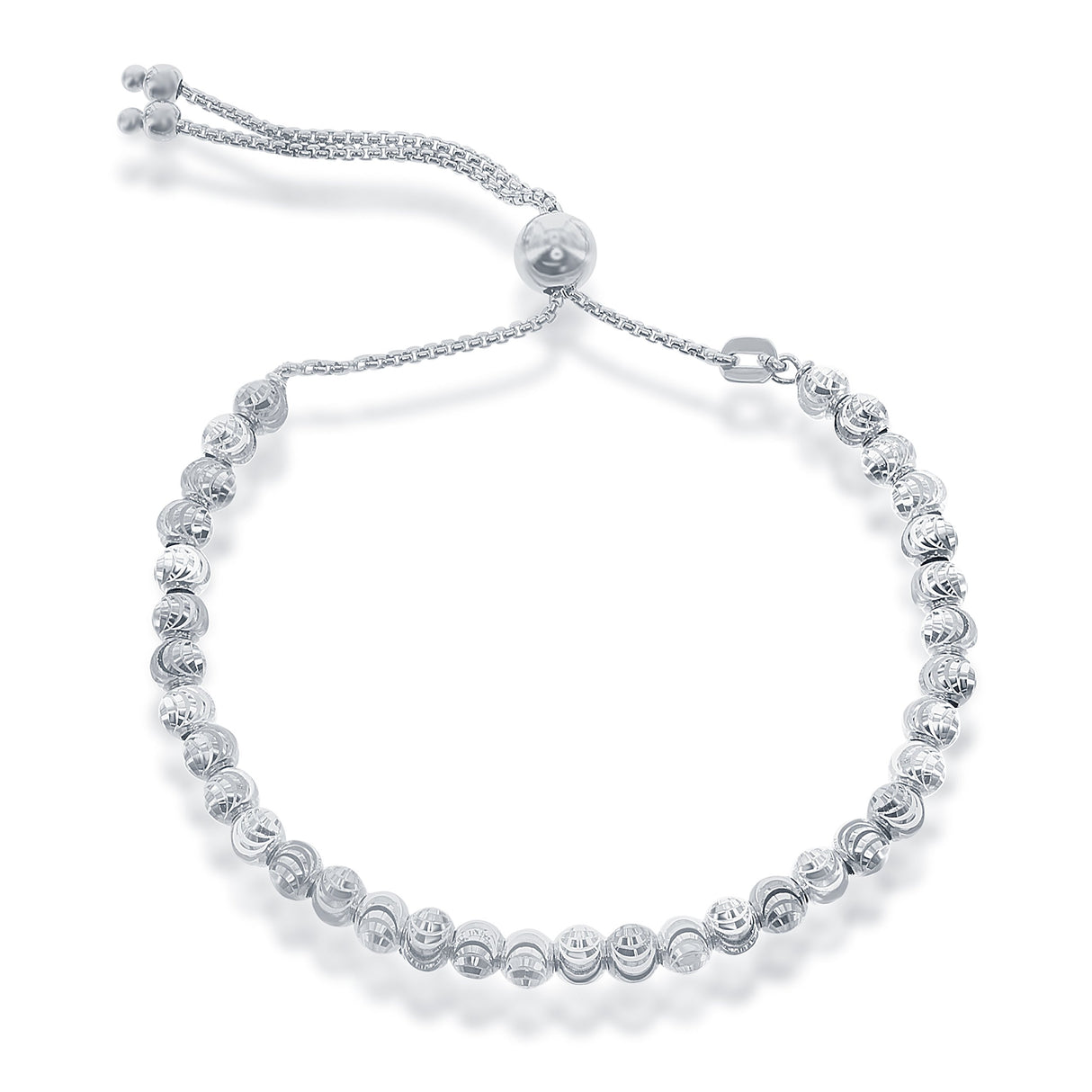 Pulsera Plata de ley 925 Corte de diamante
