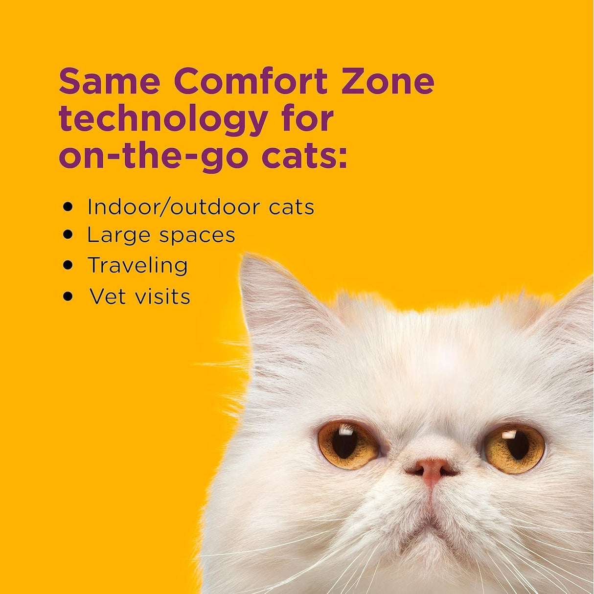 Collar calmante para gatos Comfort Zone color blanco