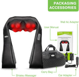 Masajeador Shiatsu Cotsoco con Calor, Alivio Muscular 3D