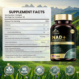 Suplemento Liposomal NAD+ 1200mg, Energía y Antienvejecimiento