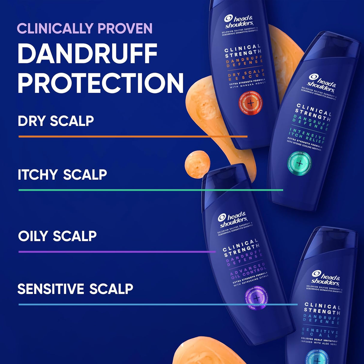 Champú para caspa de doble paquete Head and Shoulders