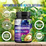 Ashwagandha 2100 mg Extra Fuerte con Pimienta Negra  60 Cápsulas