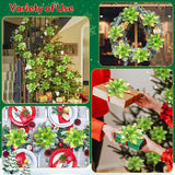 Flores Artificiales Poinsettia Serwalin 20pcs Decoraciones 14cm