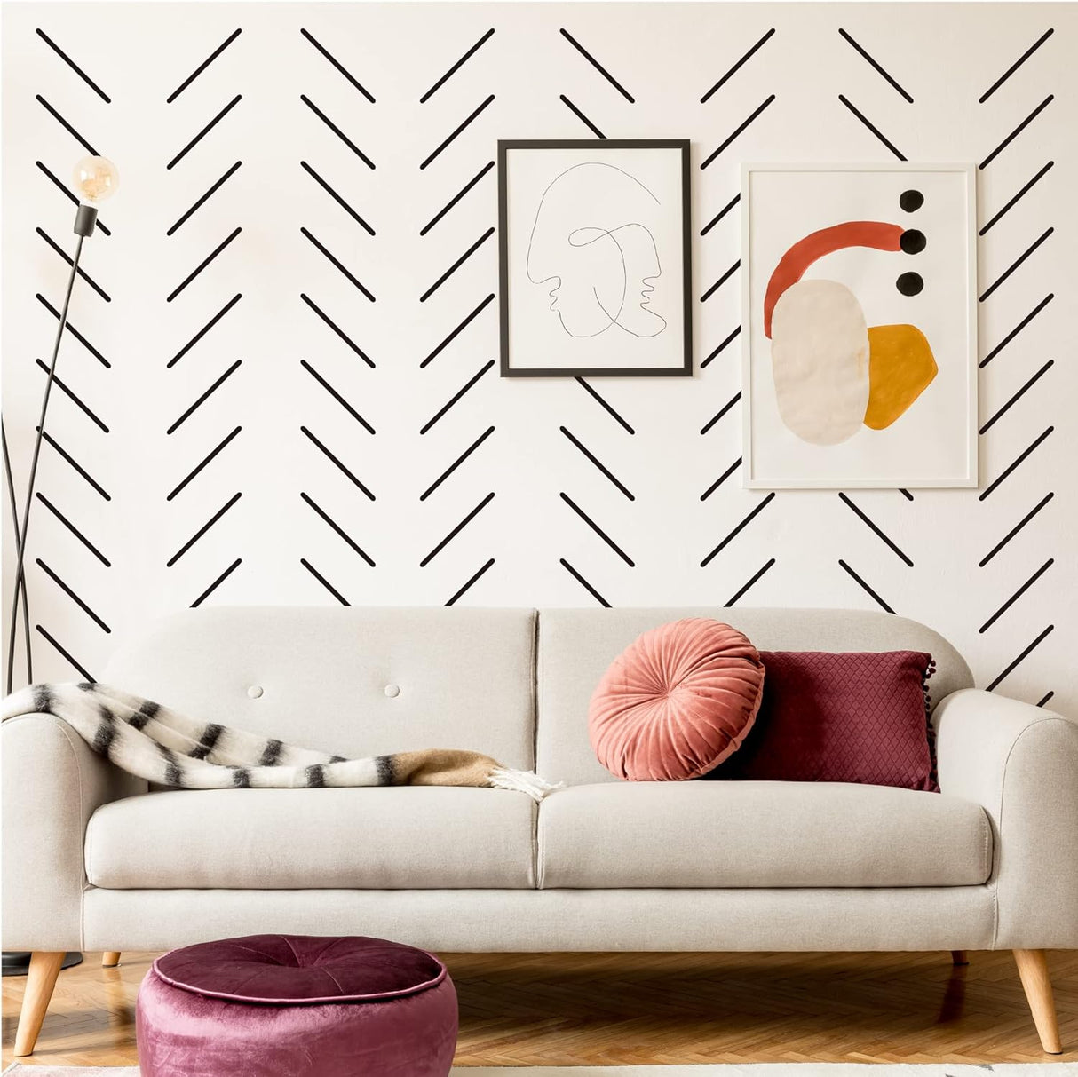 Vinilos Decorativos de Rayas, Marca Modern Boho, 300 Stripes